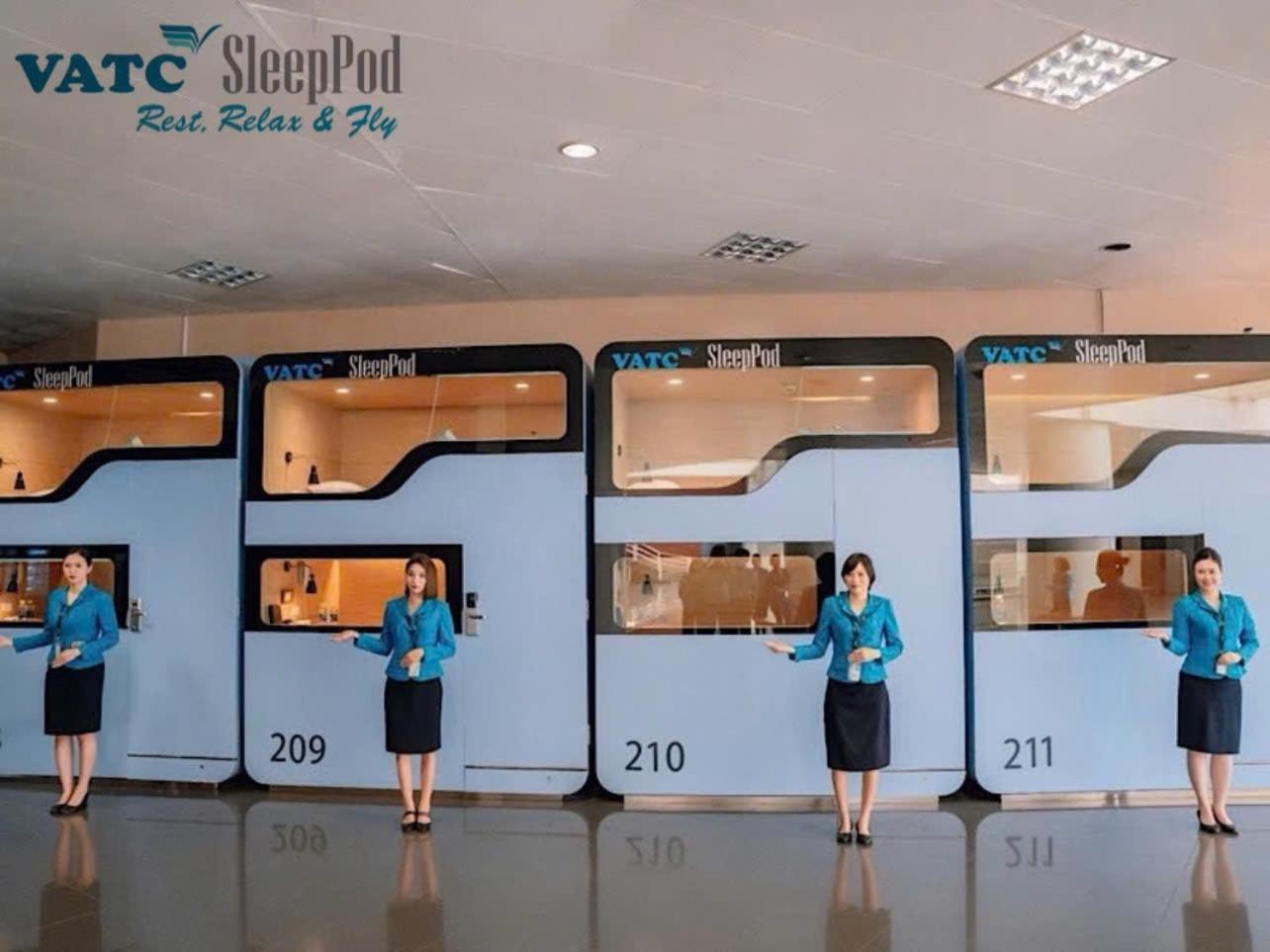 Vatc Sleep Pod Terminal 1 Otel Noi Bai Dış mekan fotoğraf