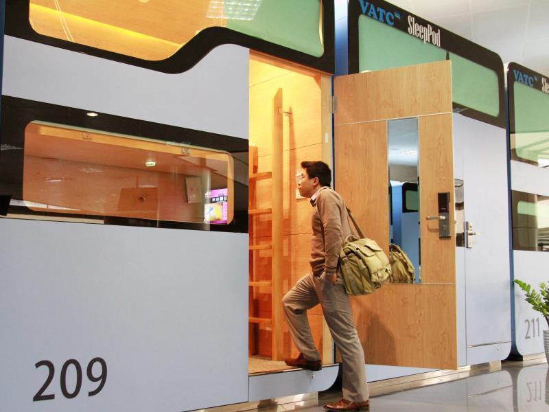 Vatc Sleep Pod Terminal 1 Otel Noi Bai Dış mekan fotoğraf